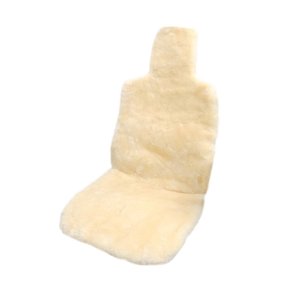 Natural Automotive Classic Sheepskin Chair Pad | 1-Piece | Beige |